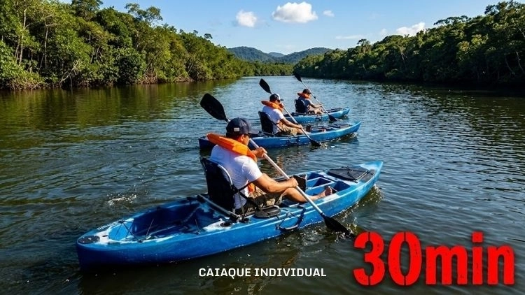 Passeio de Caiaque Individual (30 min)